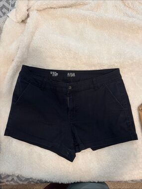 a.n.a Women's Black Bermuda Shorts - Tailored Everyday Fit